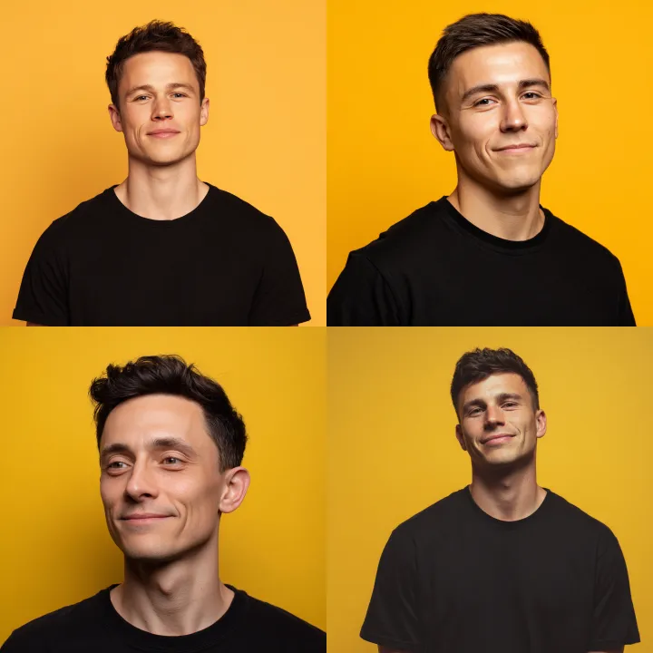 photo realistic portrait of a young man 28 years o