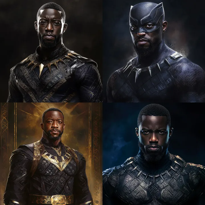 anthony edwards as black panther