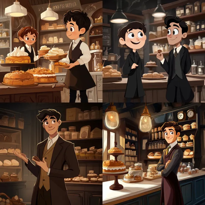 Fantastic Beasts Bakery cartoon