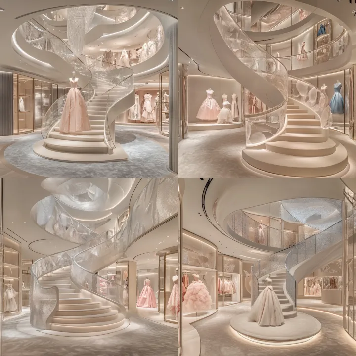 "Dior store seamlessly blends tradition and modern