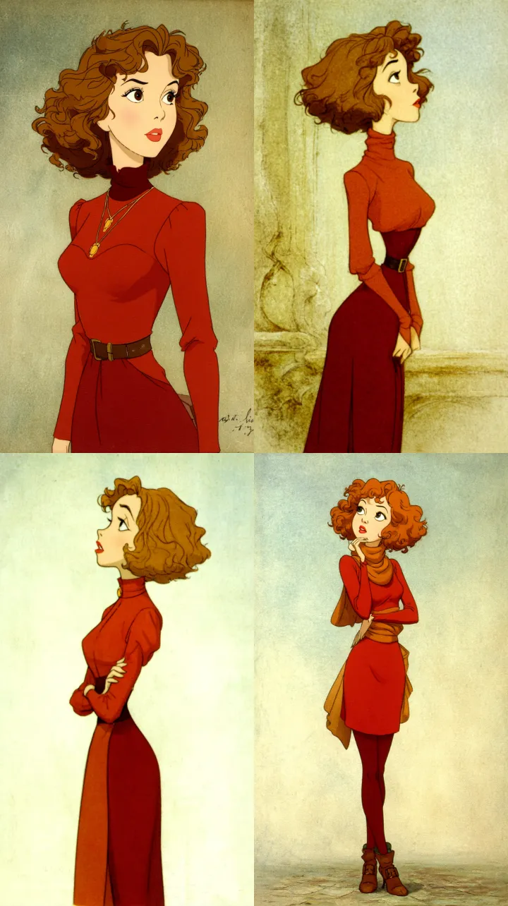 1920 aesthetic, front view full body shot of Woman