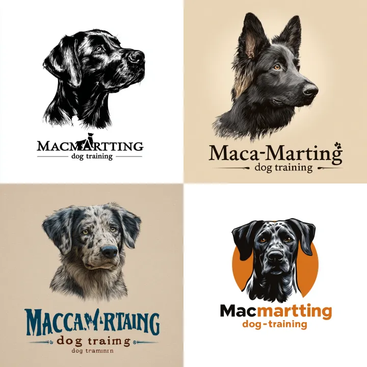 create a logo for a dog trainer who specialized in