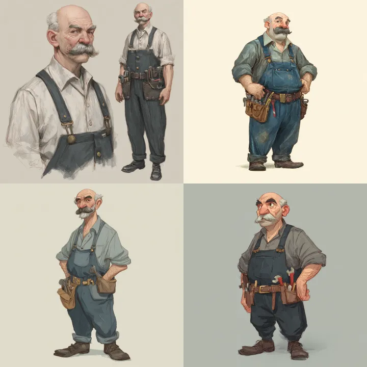 older man,balding,grey hair,slight wrinkled skin,t