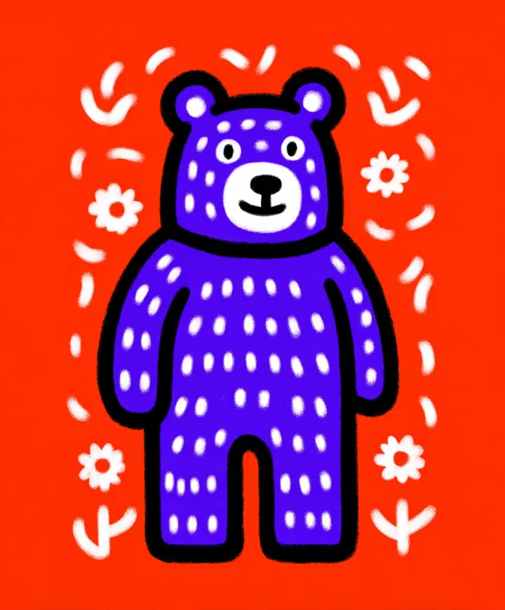 A bear --ar 5:6 --exp 30 --sref 5789511864 --profi