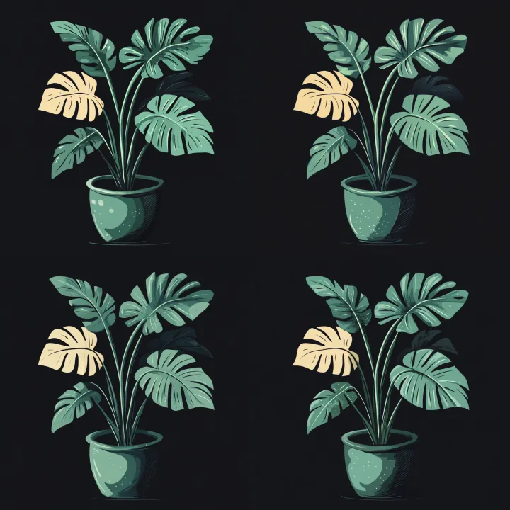 plant minimalized for t shirt design, vector png
