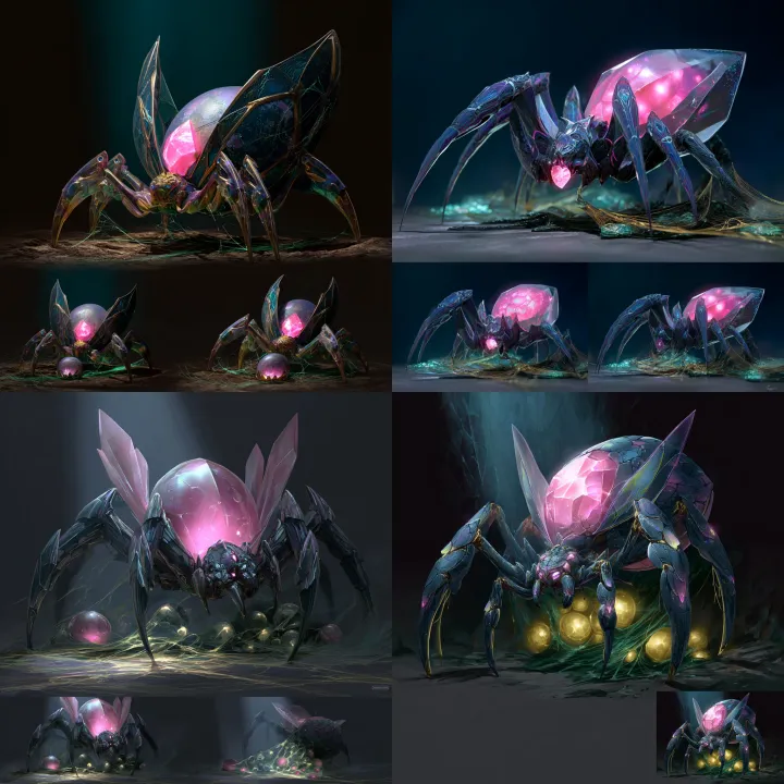 https://s.mj.run/Oa_Si6JjAOY Alien spider queen cr
