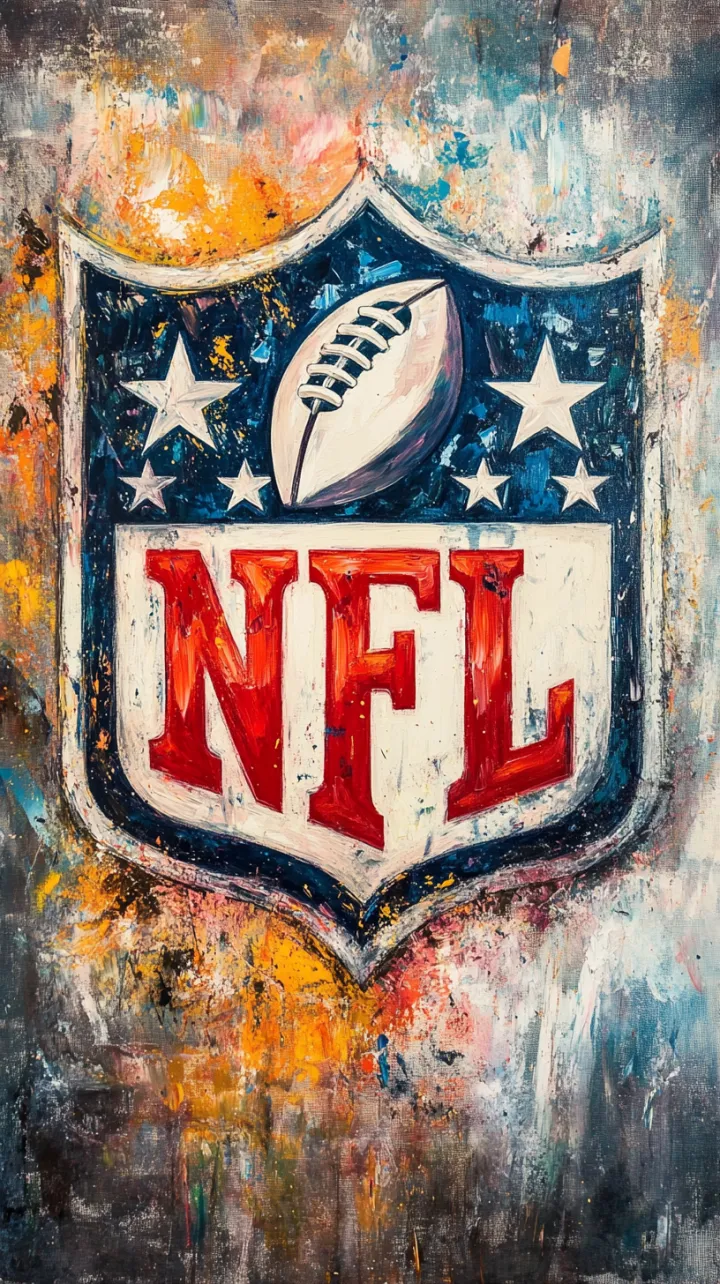 create an oil painting of the national football le