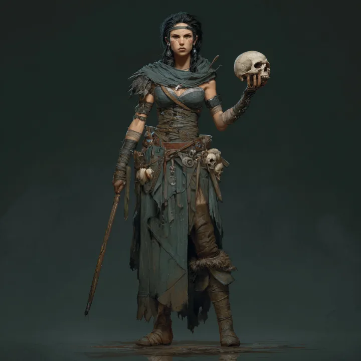 female necromancer diablo IV