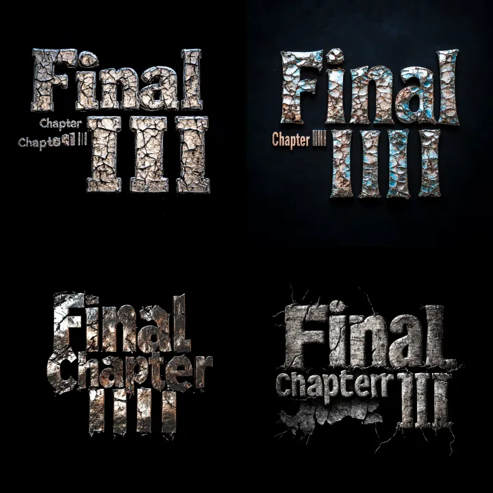 the words "Final Chapter III " in very bold platin