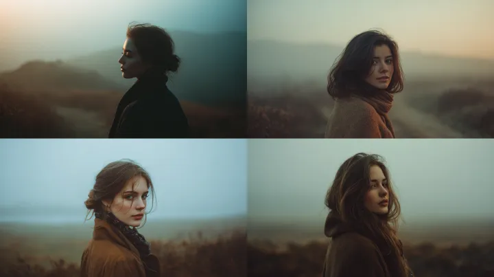 the most beautiful woman in the world. Soft haze o