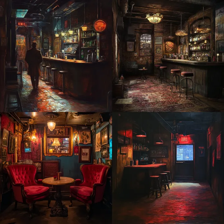 speakeasy in a dive bar