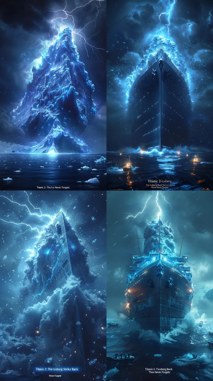 movie cover art for "Titanic 2: The Iceberg Strike