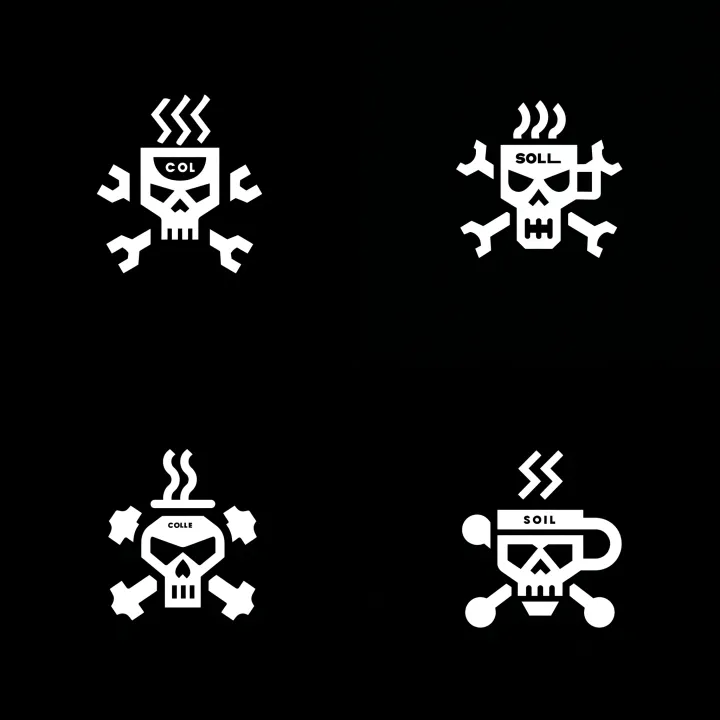a clean powerful minimalist logo for a motorcycle 