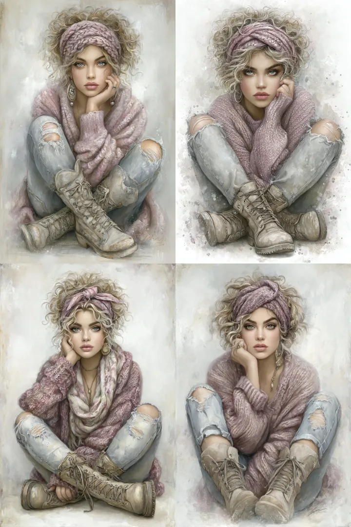 HDR, airbrushed, soft brush strokes, alcohol ink, 