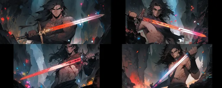 https://s.mj.run/OgTZWzgjcWY fighting sword agains