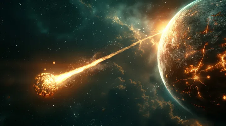 clean cinematic space documentary illustration, a 