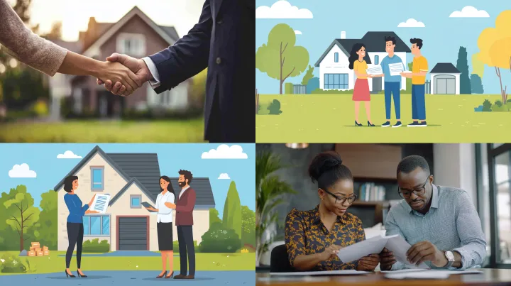 A husband and wife conduct a land sale transaction