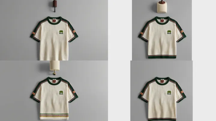 Luxury men’s T-shirt in premium off-white cotton, 