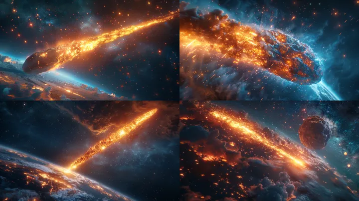 realistic cinematic space photograph of a single m