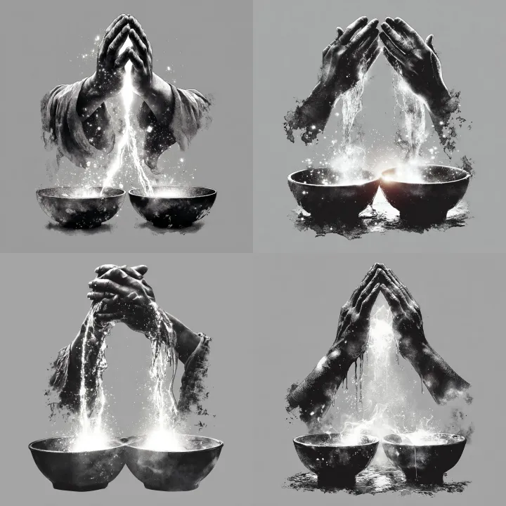 woman from behind, wearing loose baggy jeans and c