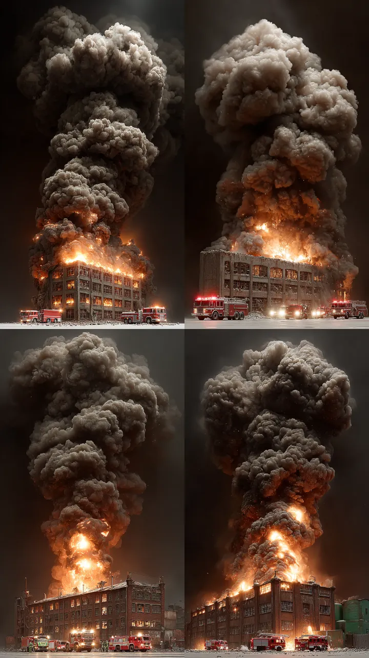 https://s.mj.run/Jfi3shYE7SQ Fire engine fighting 
