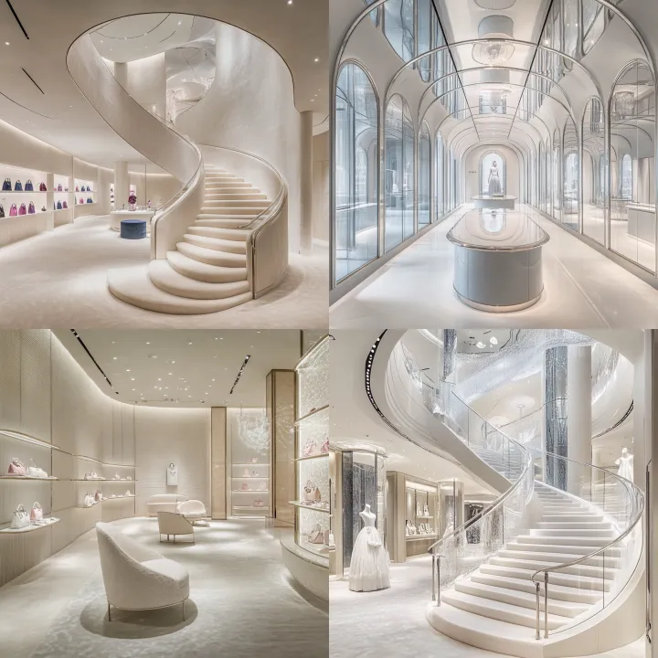 "Dior store seamlessly blends tradition and modern