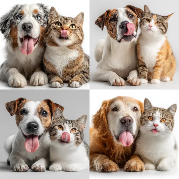 Pure white background, real shot, there is a cute 