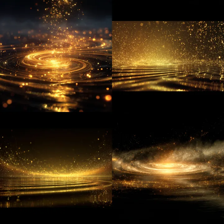 A mystical and spiritual scene in cinematic 16:9 w