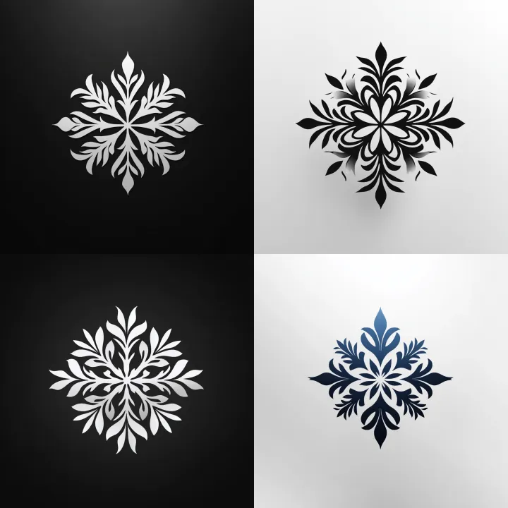 Design a minimalist , creative logo for 'Snow Inte