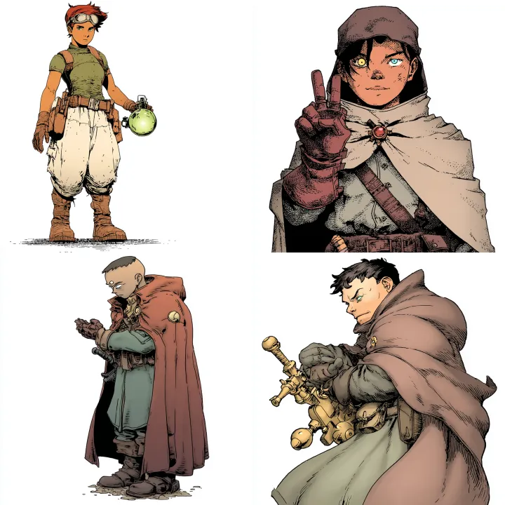 fantasy protagonist, character art, --sref 2667491