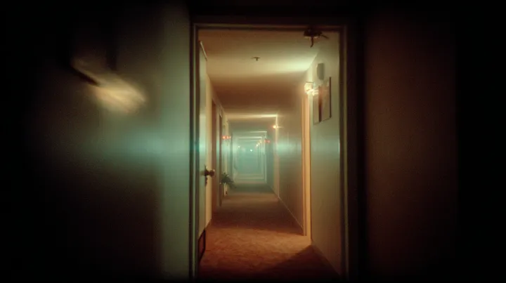 A grainy, low-resolution image as if taken on a ve