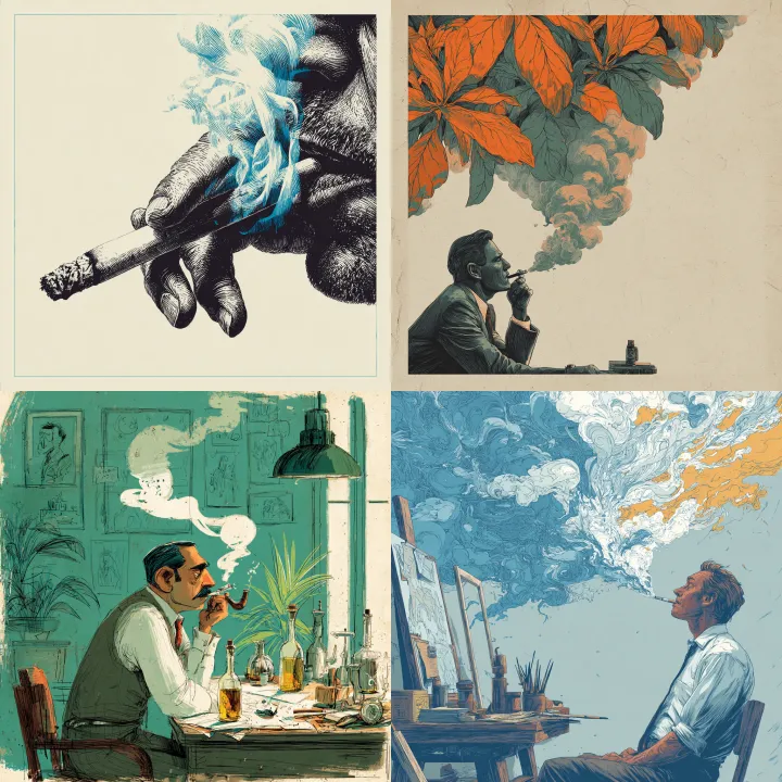 ilustracion relacionado con el tabaco
