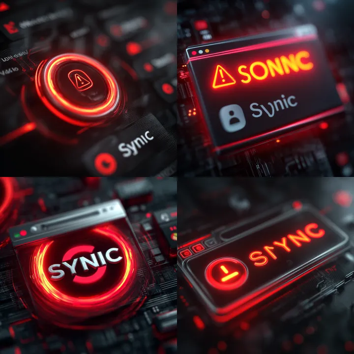 A high-impact cybersecurity warning graphic featur