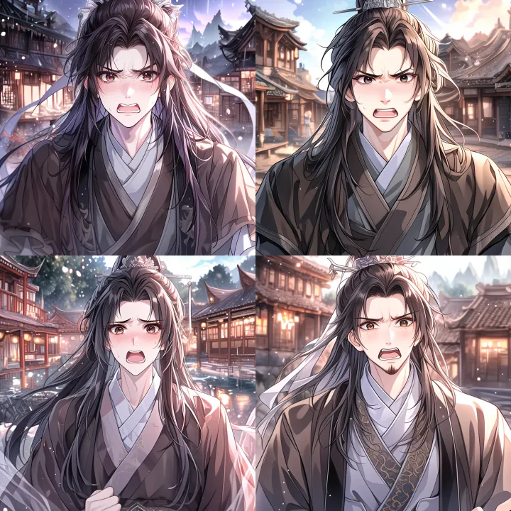 A handsome 25 year old male with a jade crown and 