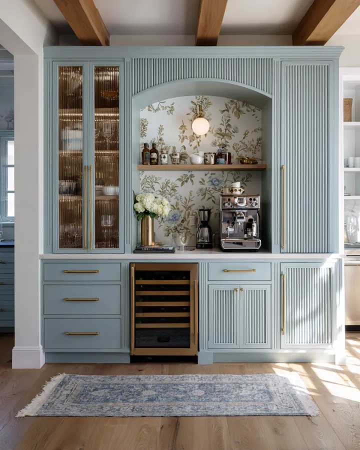 editorial photo of a moody traditional-modern buil