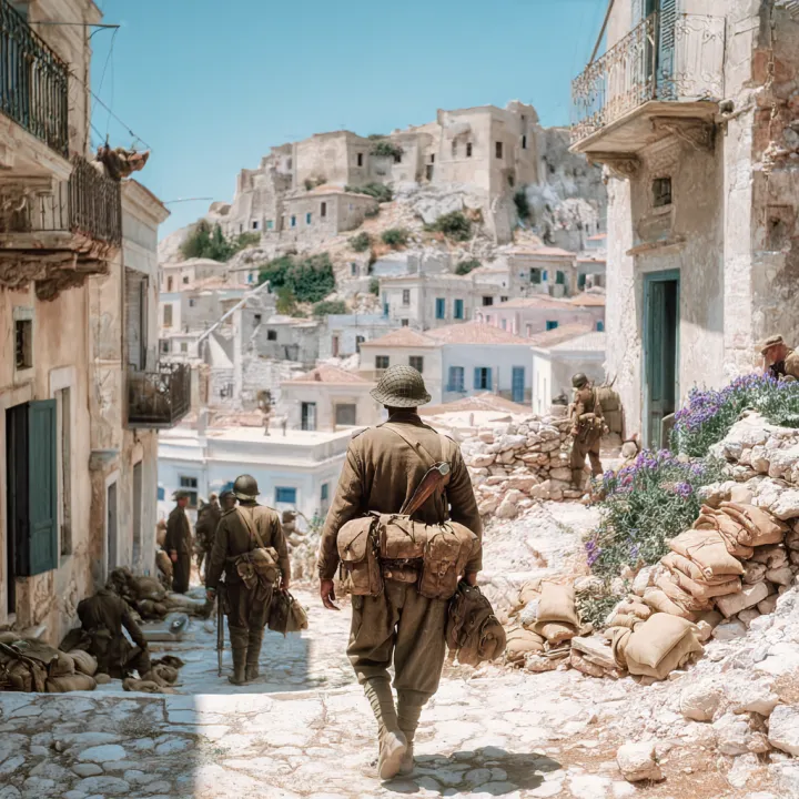italian occupation of greece ww2 colorized