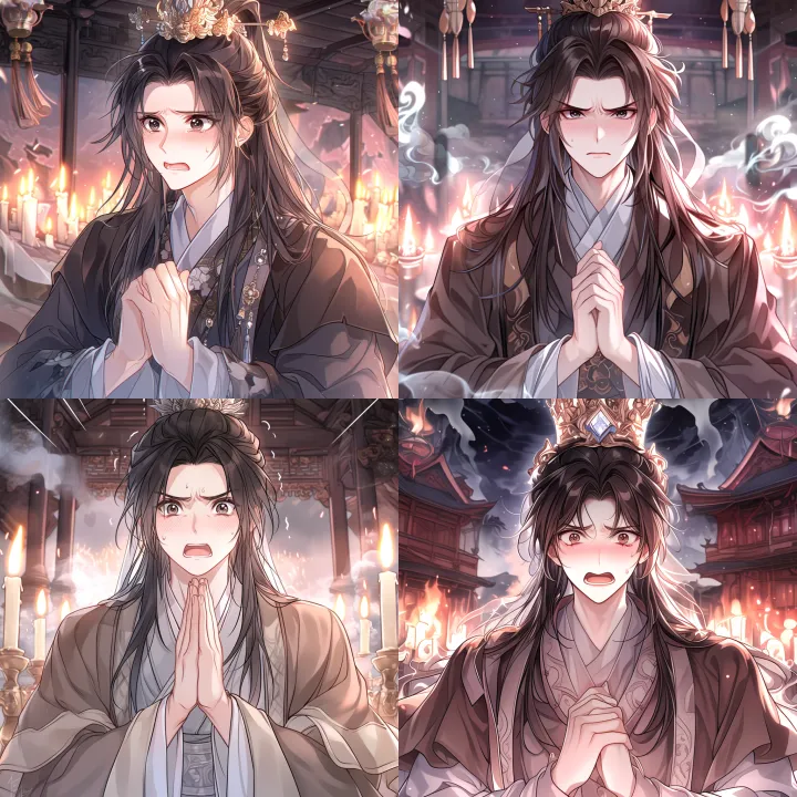 A handsome 25 year old male with a jade crown and 