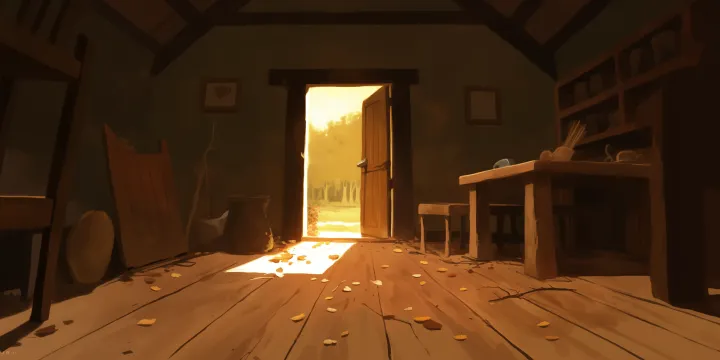 sharp environement design illustration by Atey Gha