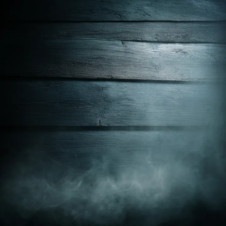 A close-up of a dark wooden wall with horizontal p