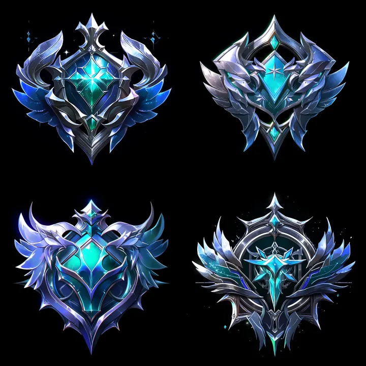 https://s.mj.run/2GWpPkBG8fM ,game emblem design,b