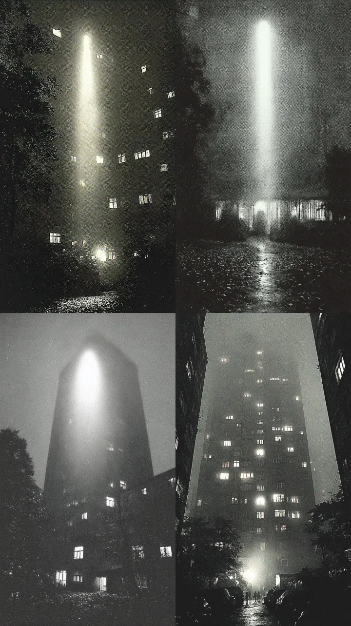 vhs grid, USSR house of horrors, fog, soft film gr