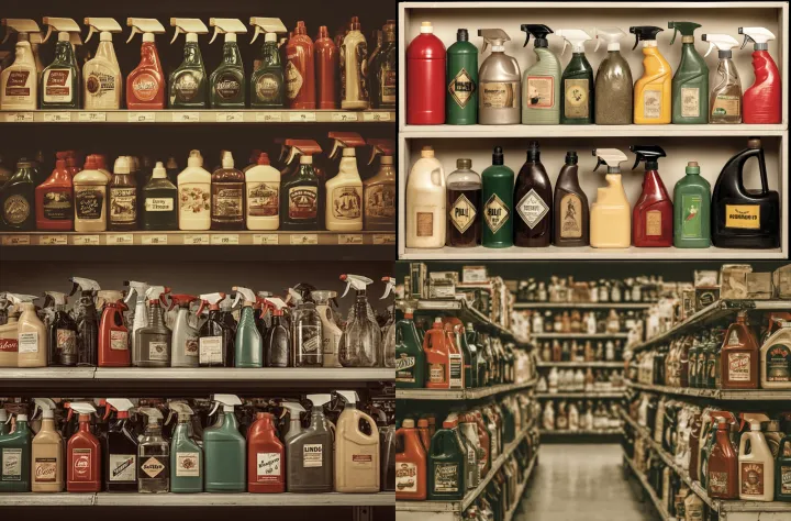 a supermarket shelf filled with an array of colorf