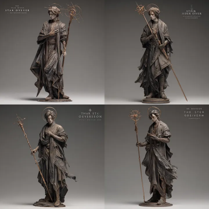 full body dark fantasy figure, original character,