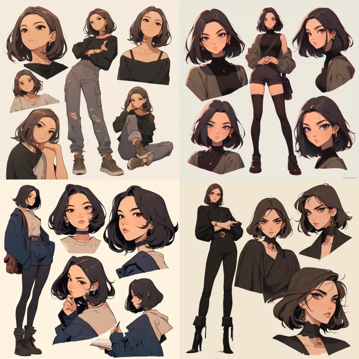 Character Exploration: Expressions and Poses