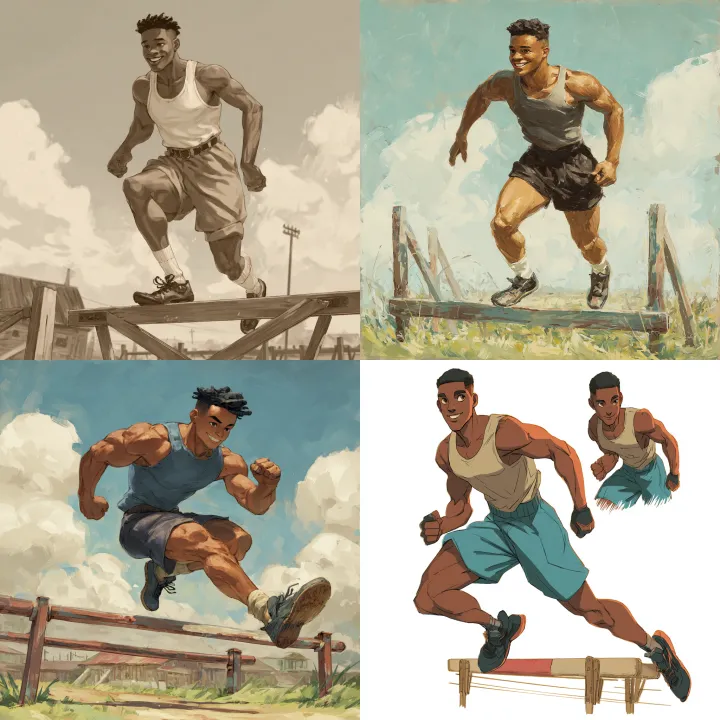 1920s clothing style,african american,runner's bui