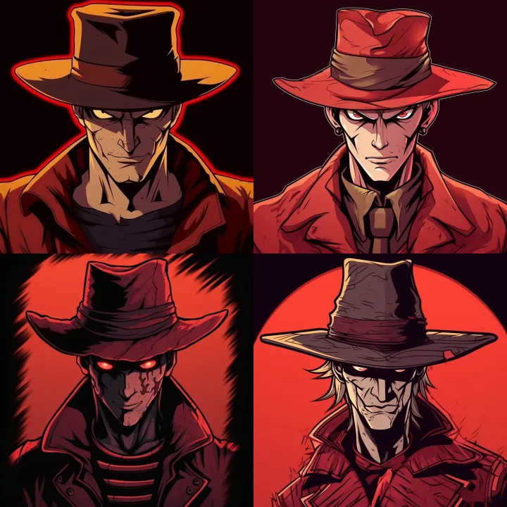 horror icon Freddy Krueger from the movies as an a