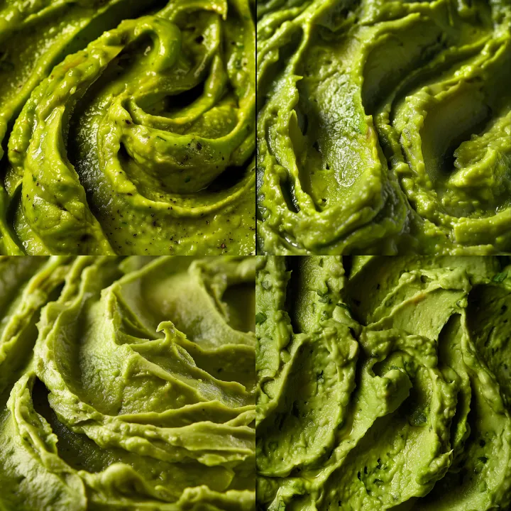 Hyper-realistic extreme close-up of freshly made g