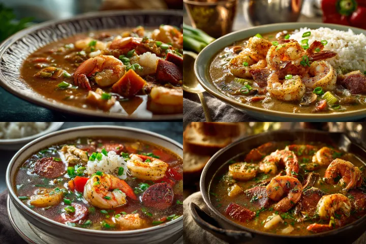 Title: Louisiana Seafood Gumbo | STYLE: Close-up S