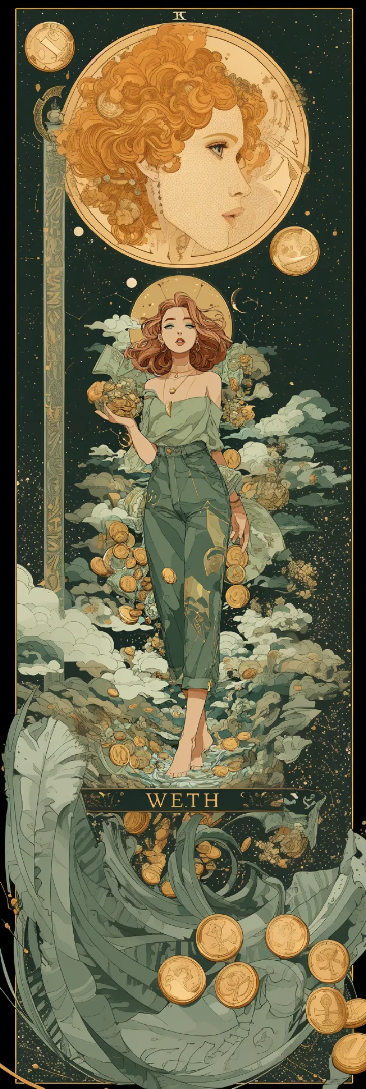 flat vector illustration drawn in the style of tar